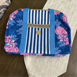 NWT Lilly Pulitzer Overnight Bag Blue and Pink